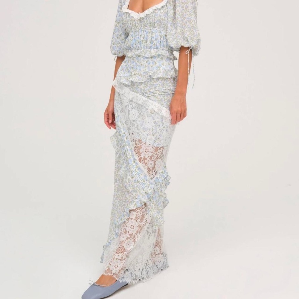 For Love And Lemons Riley Maxi Dress